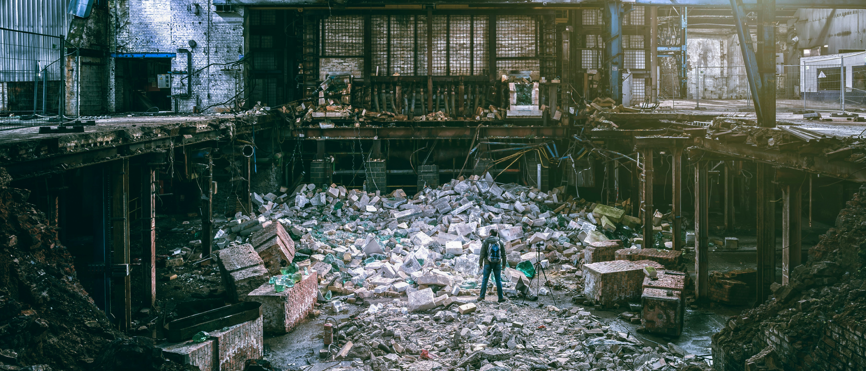 Patterns That Grow and Patterns That Crumble